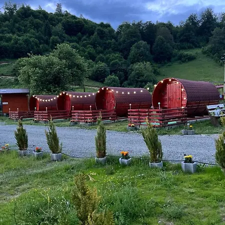Campsite Casuta Butoi Din Lemn *